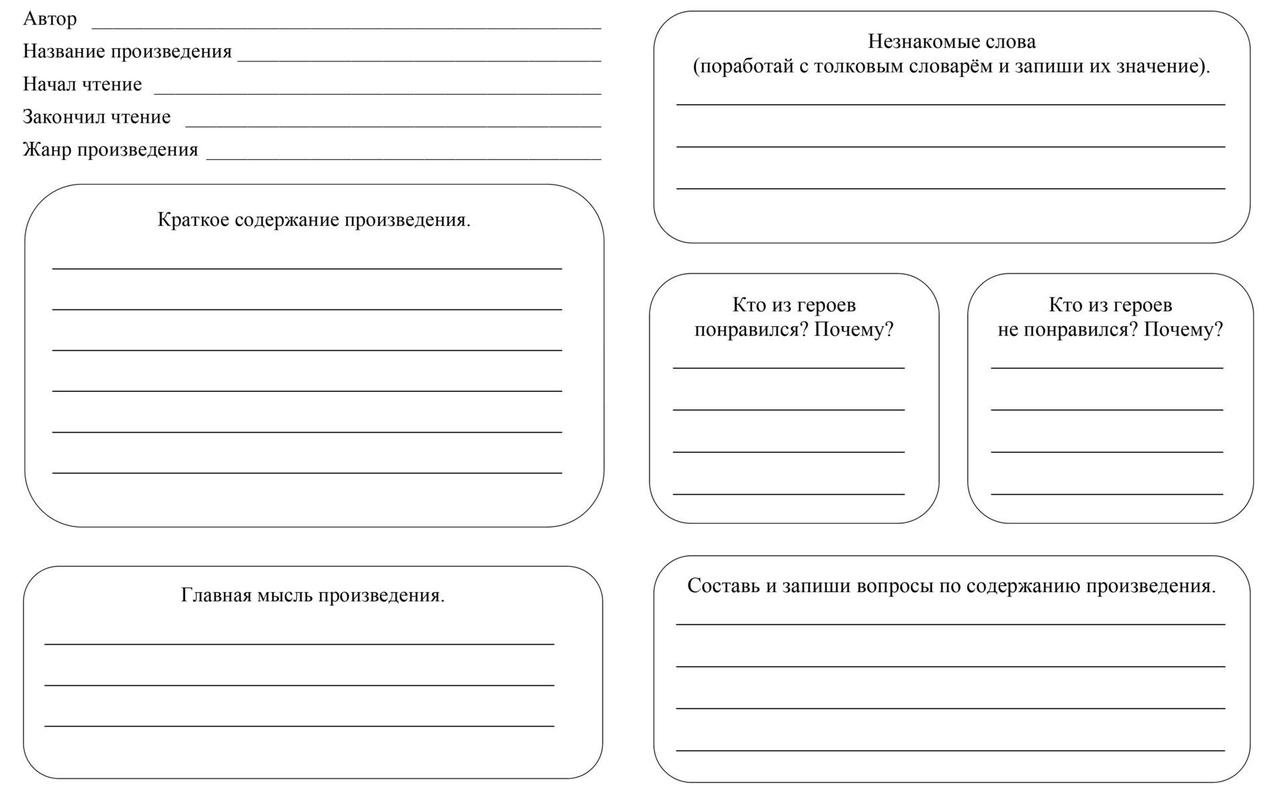 Читательский дневник 1-2 класс. как заполнить читательский дневник 2 класс образец. как заполнить читательский дневник в 1 и 2 классе