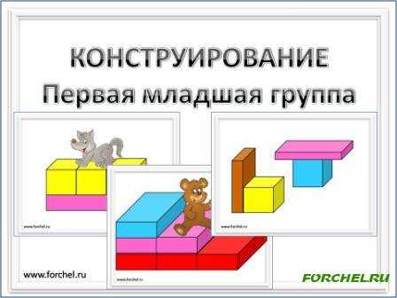 Конспект по конструктивной деятельности  во ii младшей группе  «домик для зверей»