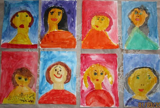 Рисование портрета поэтапно для детей: поэтапный алгоритм для дошкольников