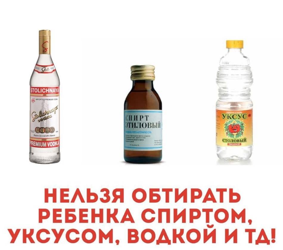 Обтирание водкой при температуре у ребенка, как растирать? | prof-medstail.ru