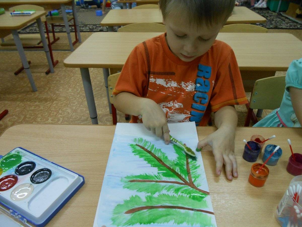 Нетрадиционные техники рисования в детском саду