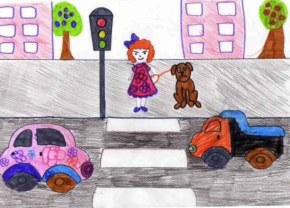 Рисунки по теме пдд в детских садах – безопасность глазами детей