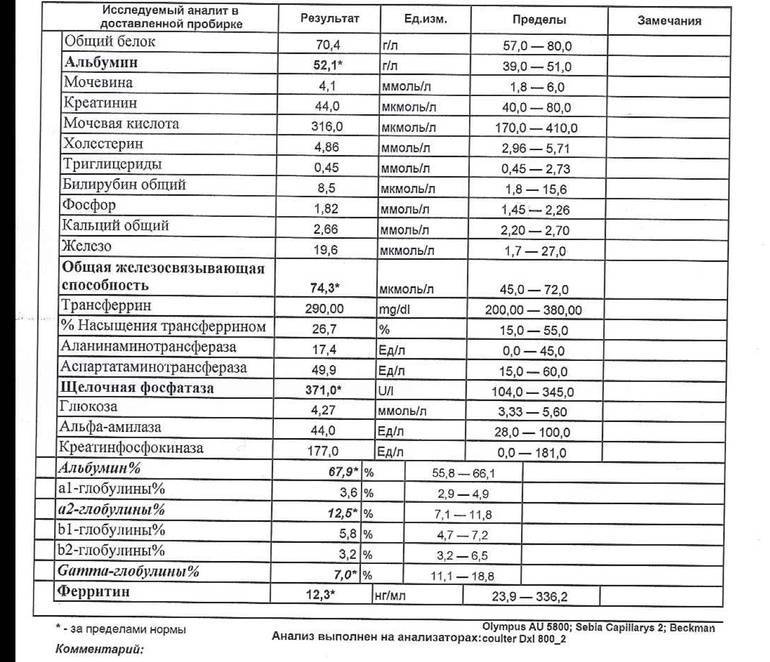 Биохимический анализ крови: подготовка, таблица нормальных значений, расшифровка