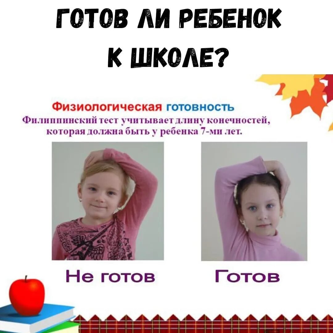 Диагностика готовности к школе