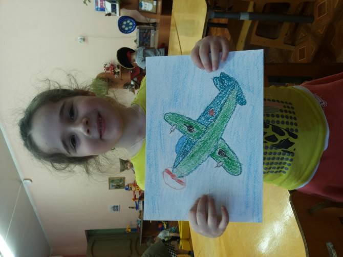 Конспект занятия по рисованию с использованием нетрадиционных техник для детей коррекционной группы "самолеты"