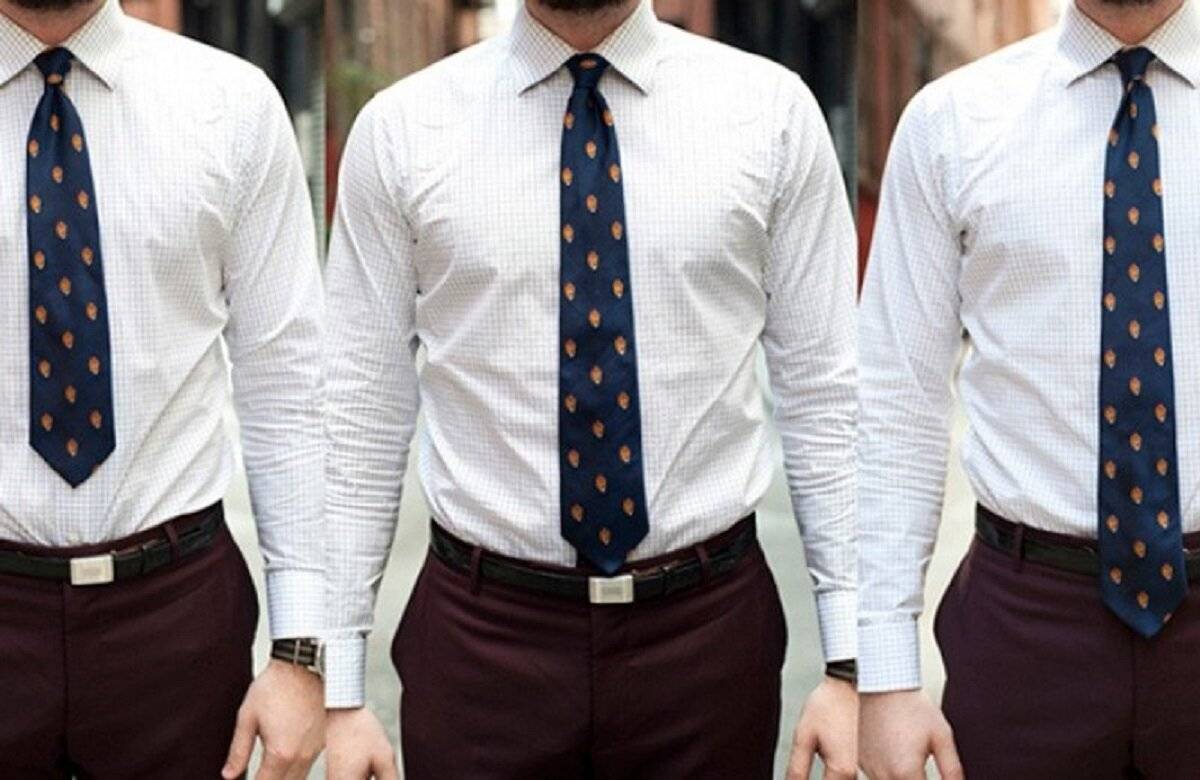 Какая длина галстука должна быть? как правильно завязывать галстук?  :: syl.ru