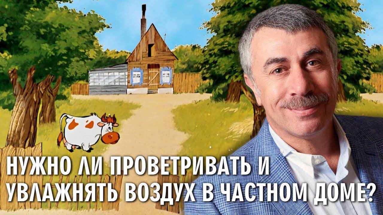 Вопрос доктору комаровскому: “нужно ли проветривать и увлажнять воздух в частном доме?”