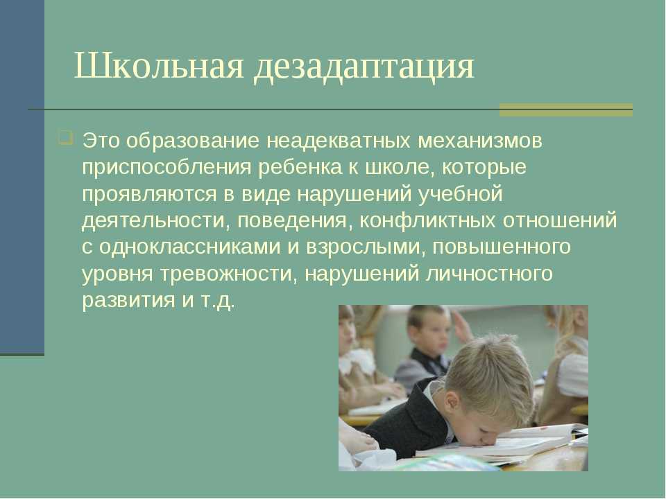 Школьная дезадаптация