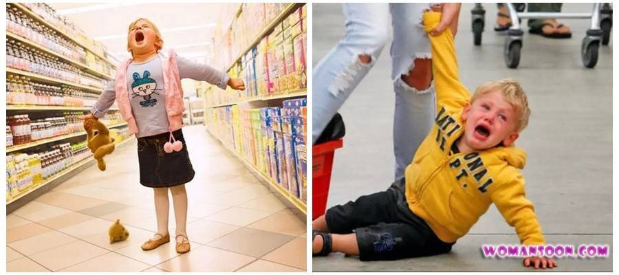 Истерика ребенка в магазине. что делать?
