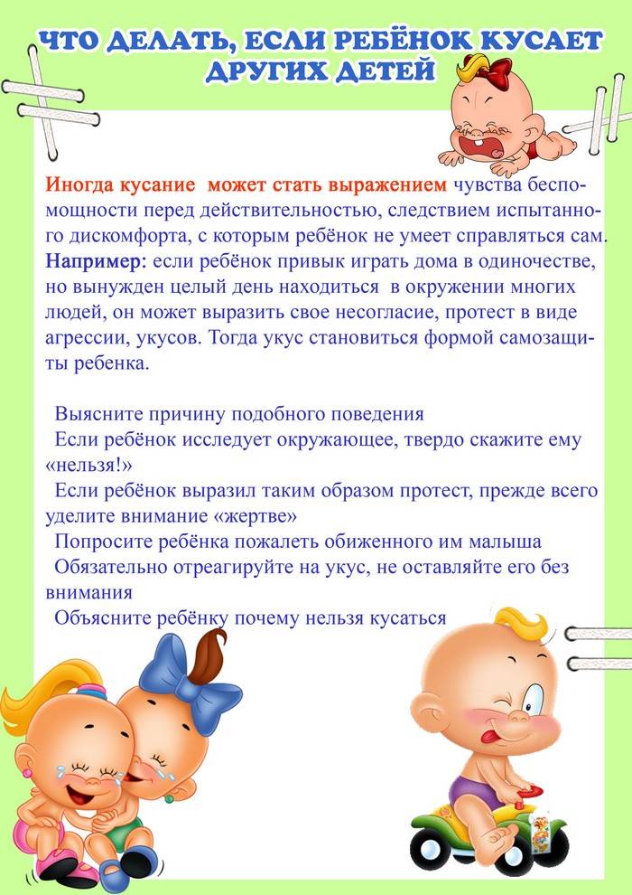 Что делать, если ребенок кусается в 1, 2 год года, в детском саду: как отучить кусаться