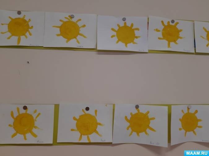 Нод по рисованию «светит солнышко» во второй младшей группе. воспитателям детских садов, школьным учителям и педагогам - маам.ру
