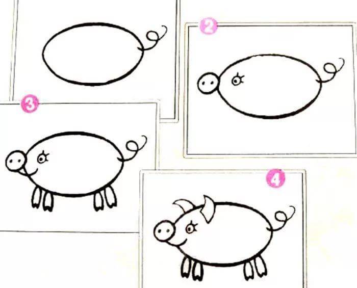 Рисование для детей 3-4 года