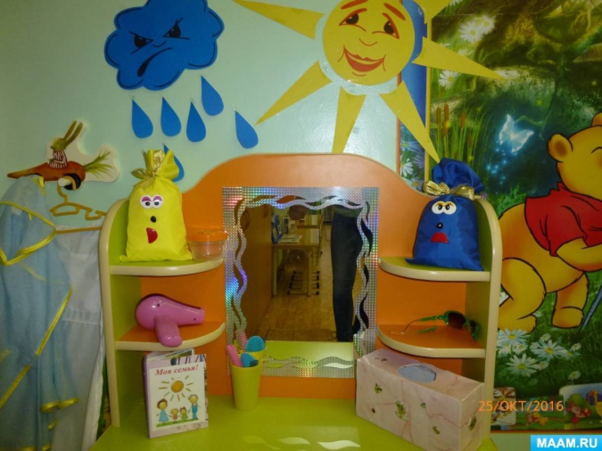 Как оформить уголок психологической разгрузки в детском саду. оформление психологических уголков в детском саду скачать материалы психолога для стенда в садик