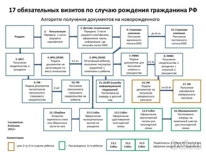 Какие документы нужно оформить при рождении ребенка в 2024 году