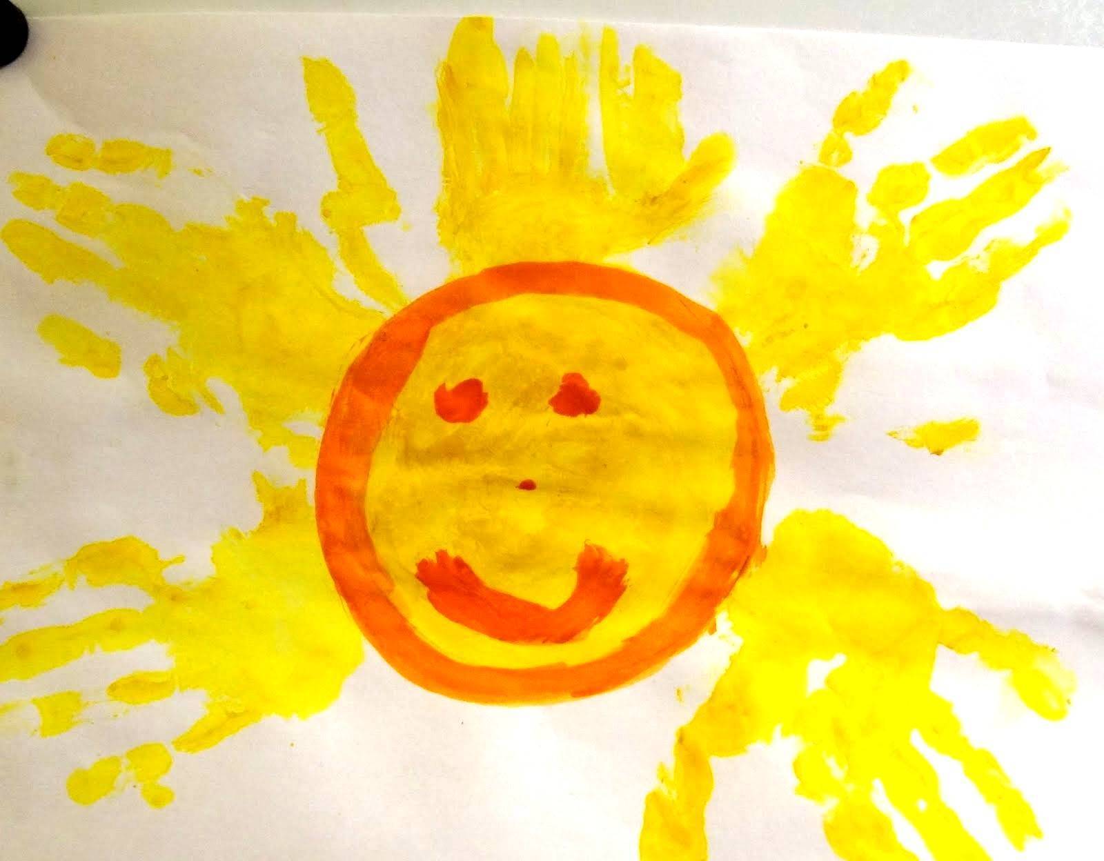 Рисование «светит солнышко»: вторая младшая группа детского сада, процесс пошагово