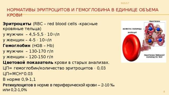 Эритроциты у ребенка в крови повышены: причины анализа