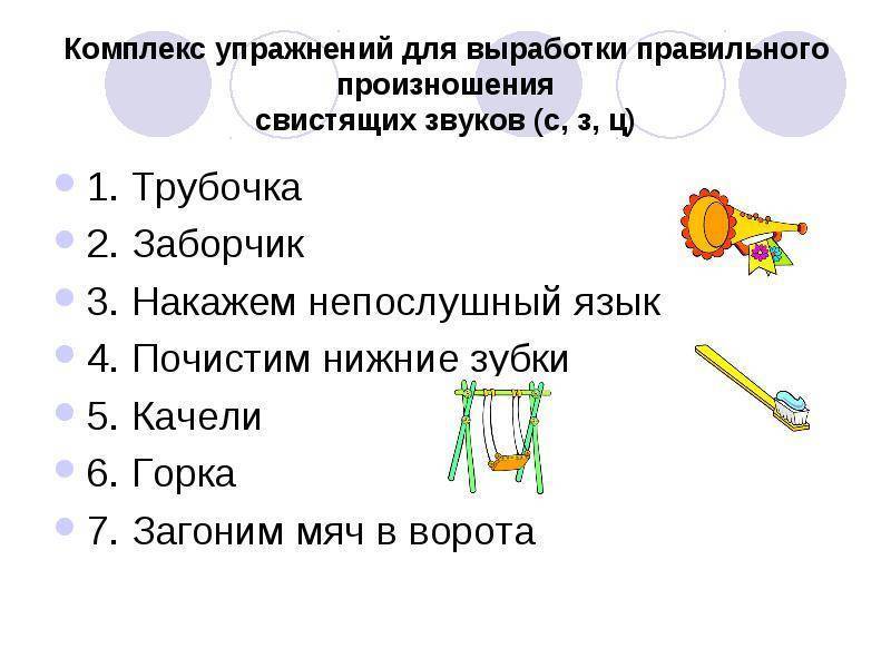 Артикуляционная гимнастика для постановки звуков с з ц