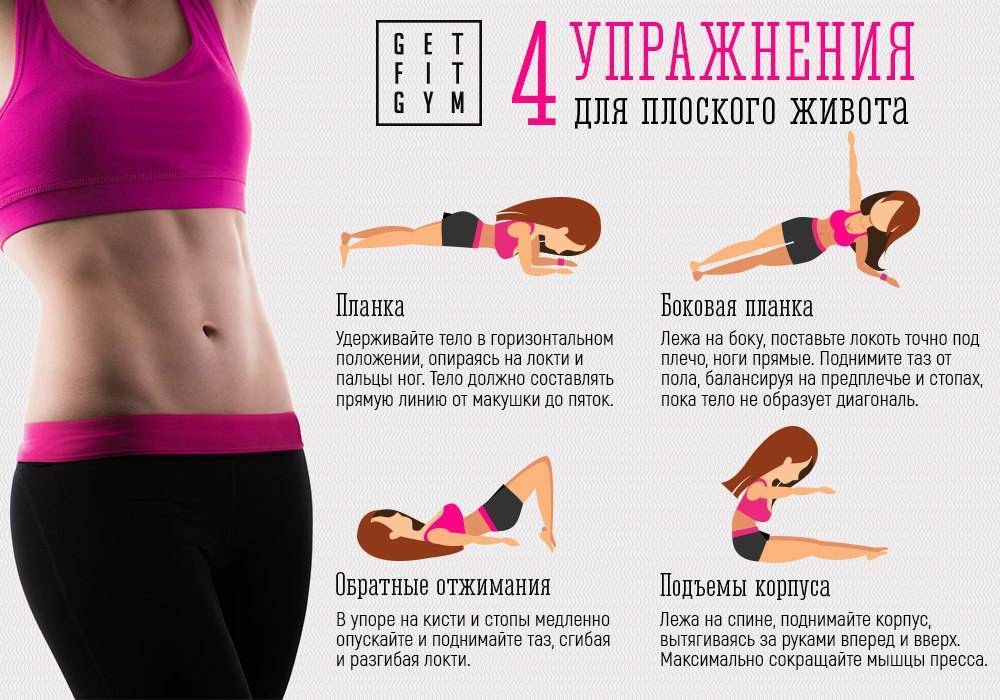 Как сделать живот плоским в домашних условиях, 30 способов