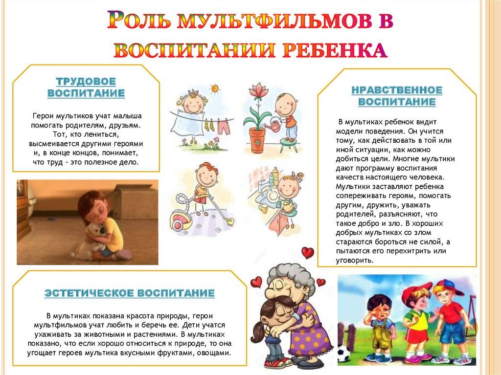 Как мультики влияют на психику ребенка: полезные и вредные