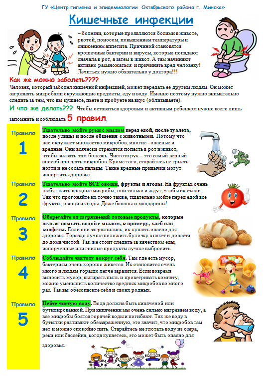 Кишечная инфекция: симптомы и лечение у детей