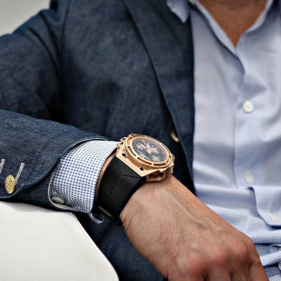 Как правильно носить мужские часы