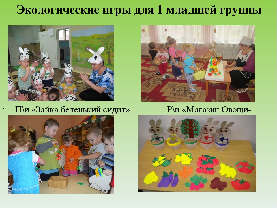 Занятия на тему экология во 2-х младших группах доу по фгос