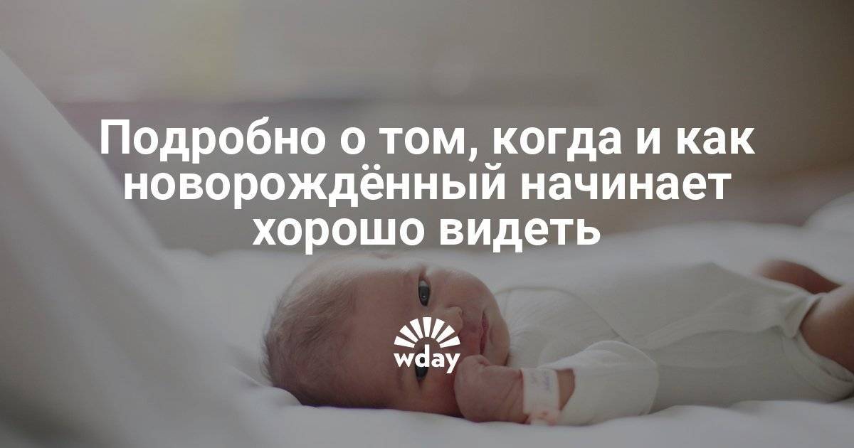 Когда начинает видеть и слышать новорожденный ребенок :: syl.ru