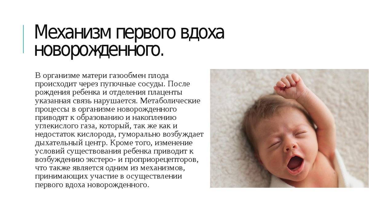 Почему новорожденный часто и тяжело дышит во сне
