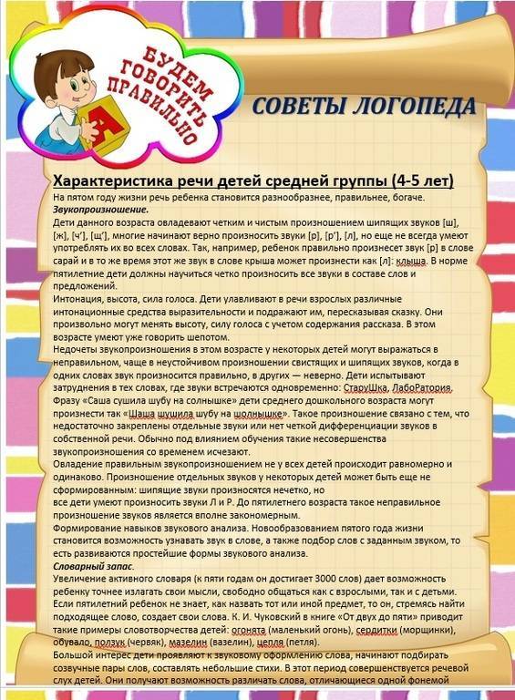 Развитие речи детей 5 6 лет - детская городская поликлиника №1 г. магнитогорска