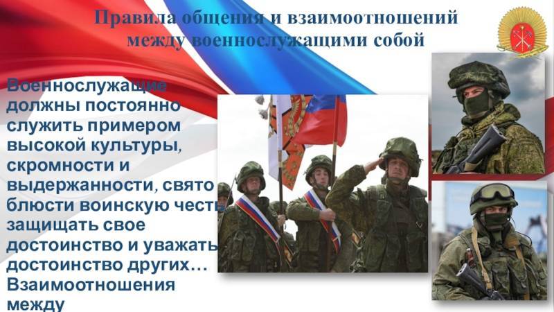 Воинский этикет и культура общения военнослужащих презентация