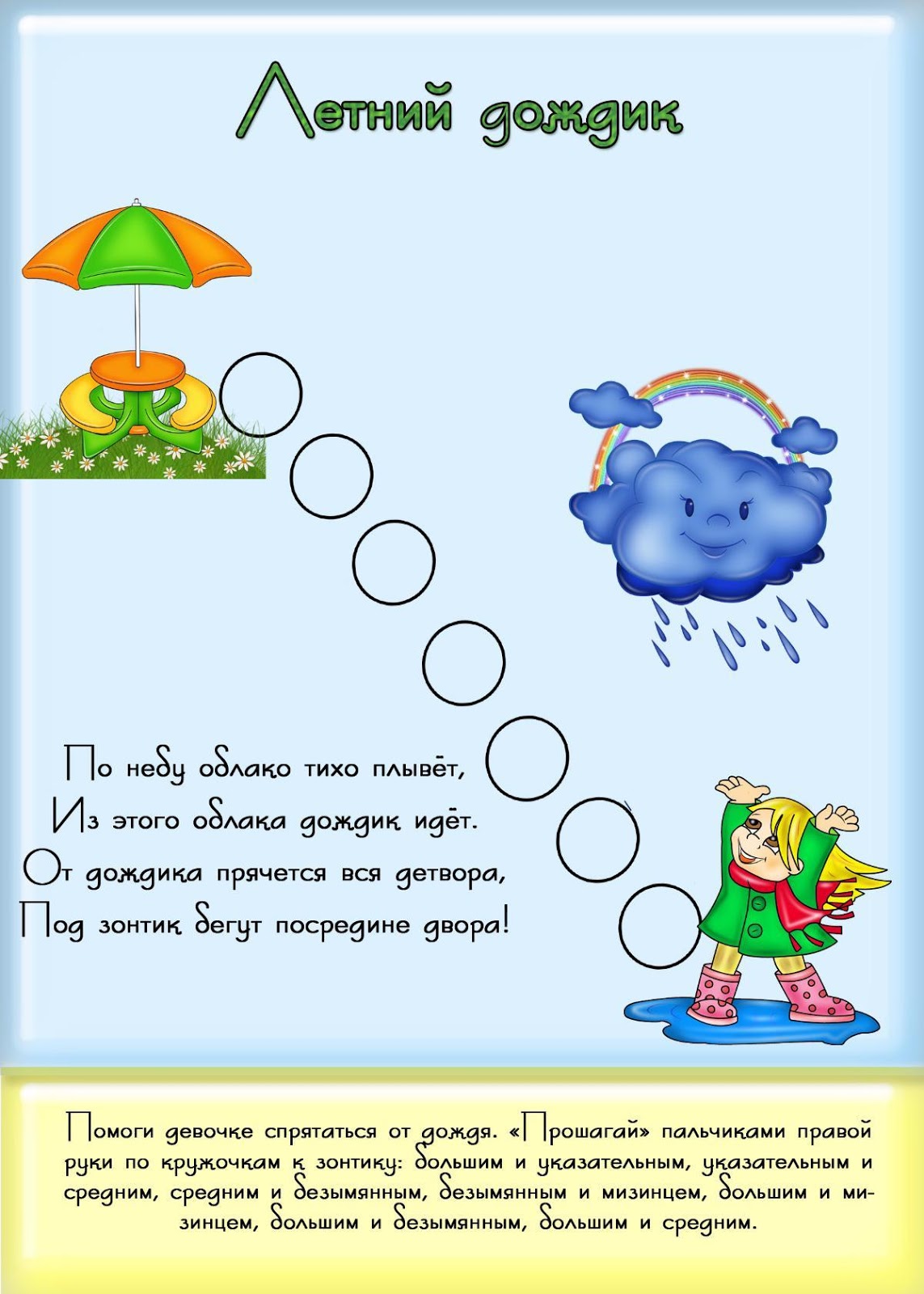 Пальчиковые игры для малышей от 1 года – жили-были