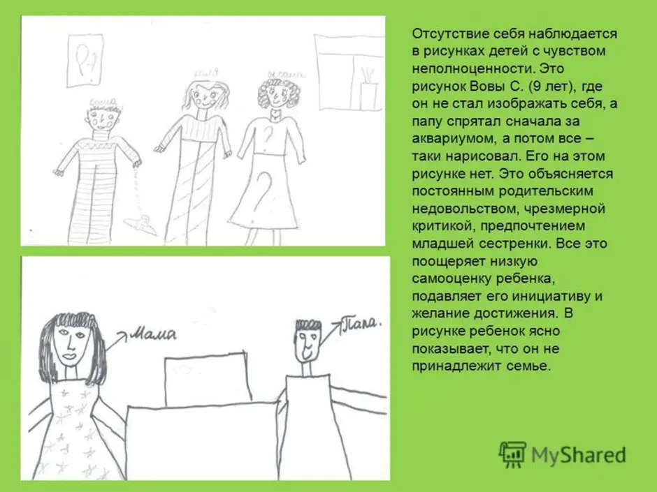 Тест “рисунок семьи”