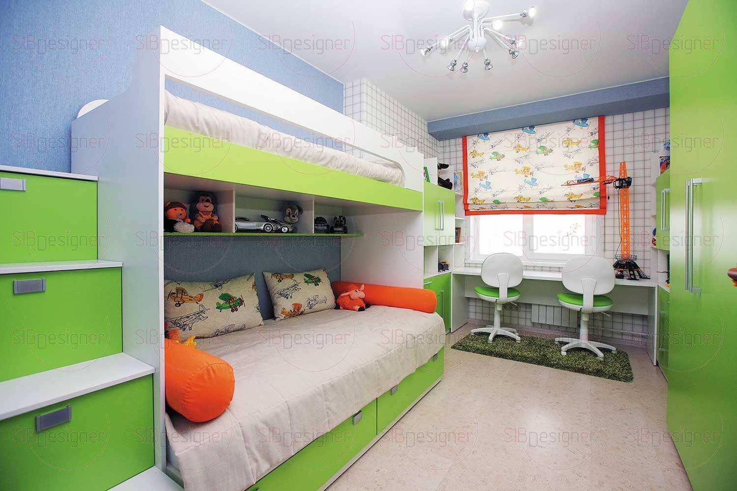 Детская 18 кв. м. - 120 фото современного дизайна, зонирование, планировка, выбор и размещение мебеливарианты планировки и дизайна