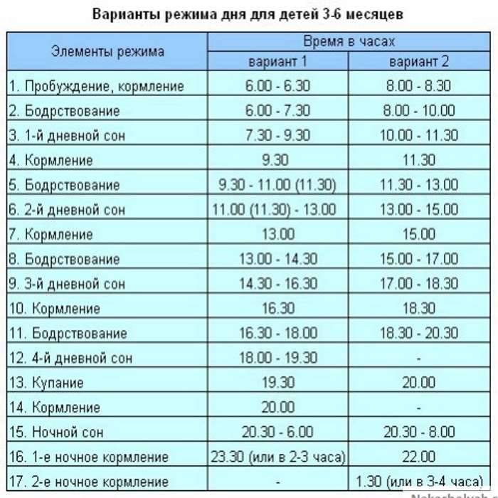 О режиме дня для ребенка в 11 месяцев: составление распорядка по часам, таблица