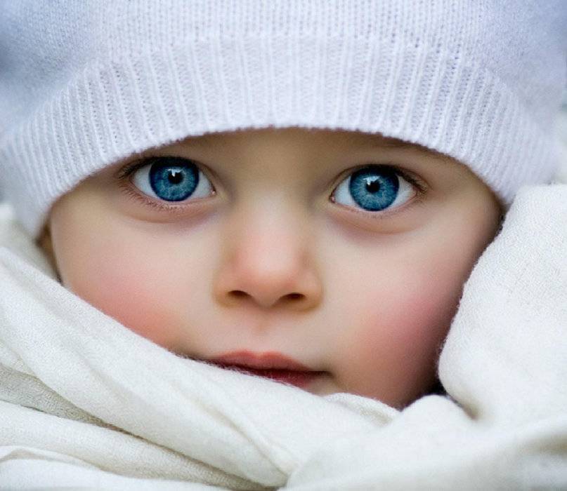 Фото дети с голубыми глазами