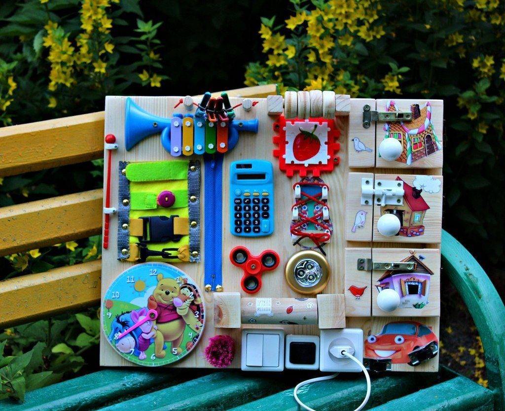 Бизиборды для детей - коробочка идей и мастер-классов