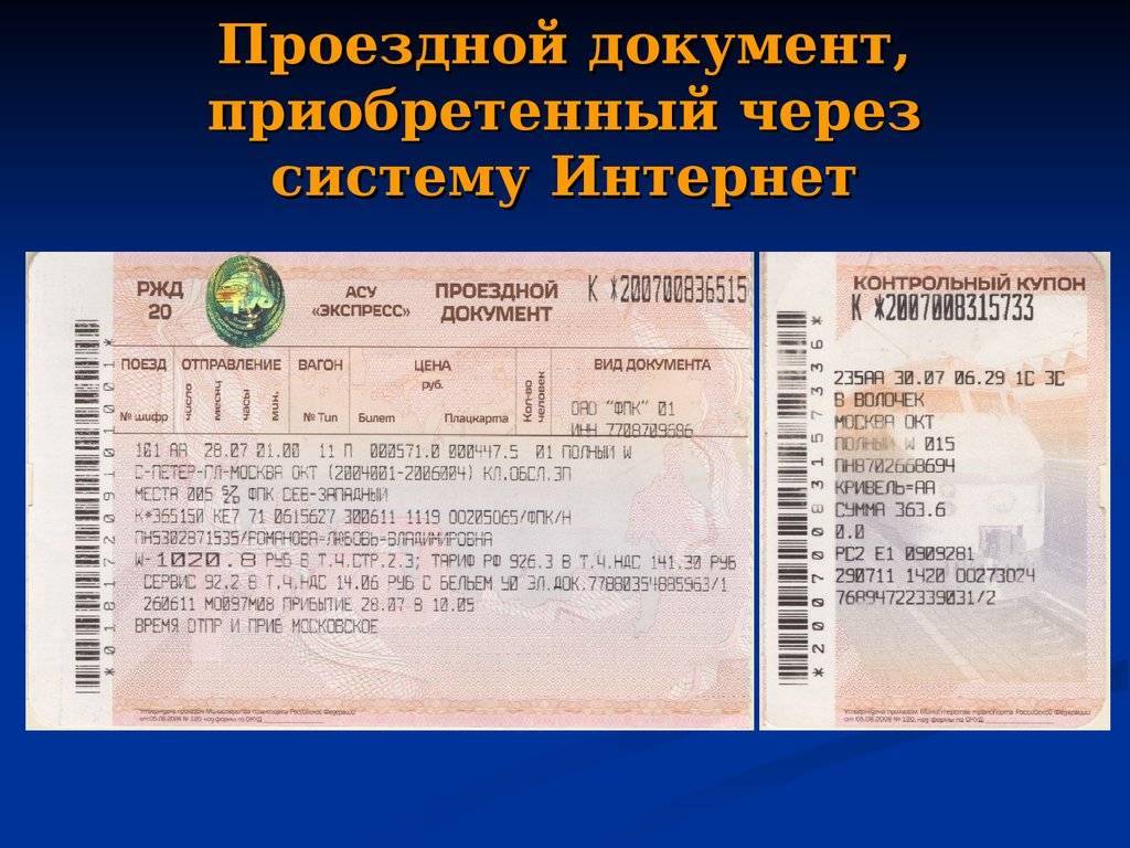 Детские тарифы ржд