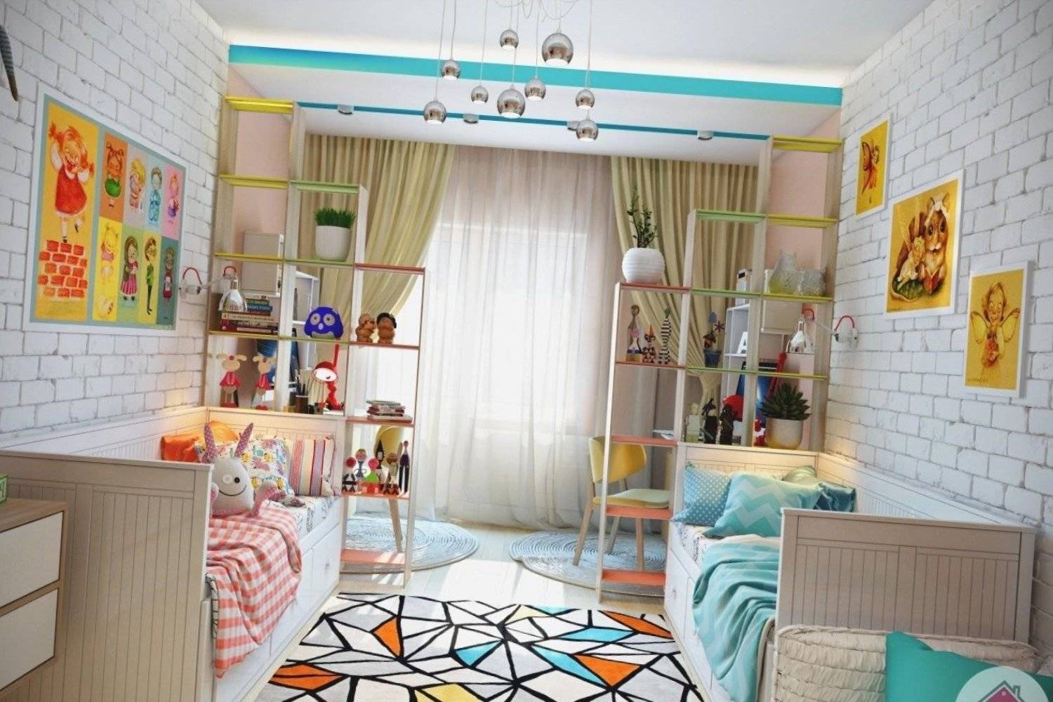 Детская комната для троих детей: 50+ фото в интерьере, идеи дизайна