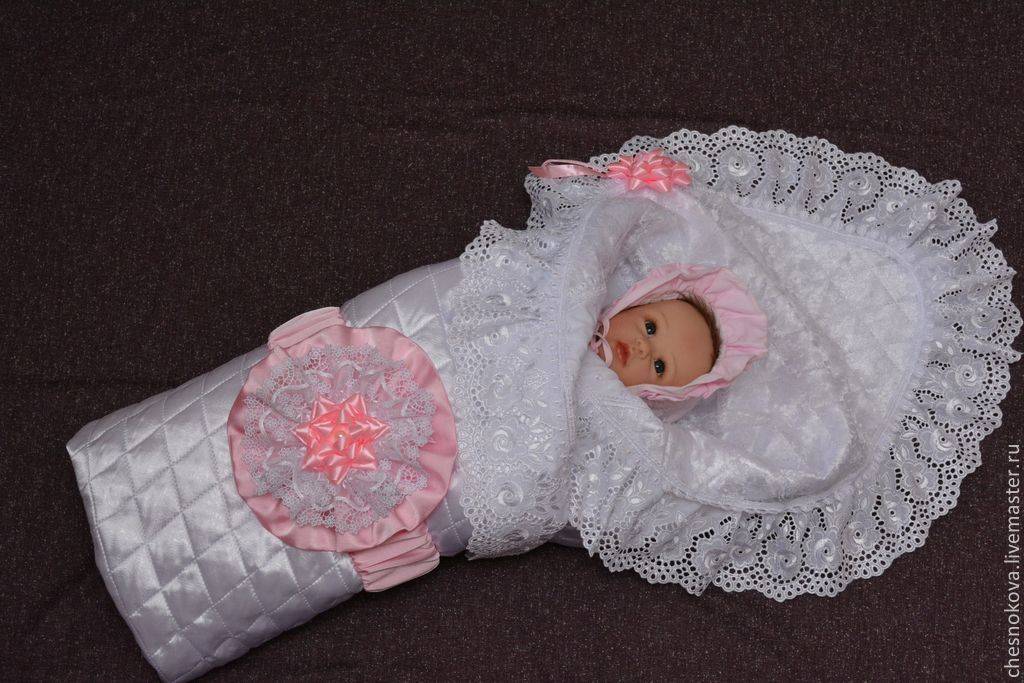 Одеяло на выписку для новорожденного своими руками: как сшить летнее и зимнее, выкройки