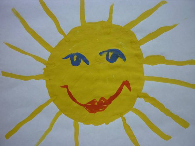 Нод по рисованию в младшей группе «светит солнышко». воспитателям детских садов, школьным учителям и педагогам - маам.ру