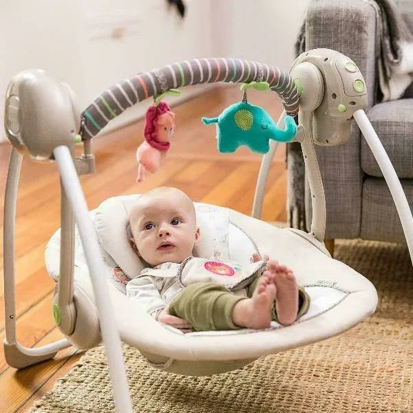 Электронные качели для новорожденных: рейтинг лучших моделей по отзывам владельцев