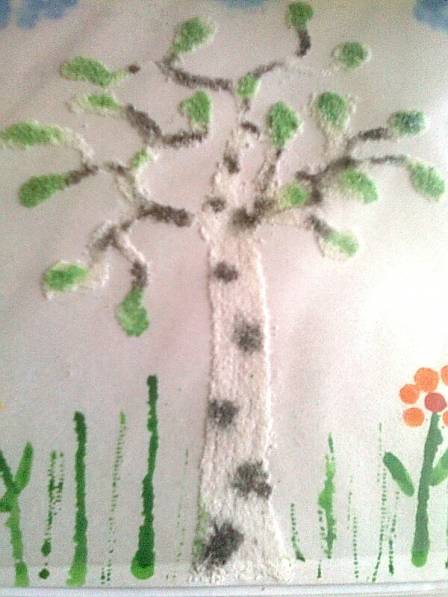 Конспект занятия «весенние цветы» с использованием нетрадиционной техники рисования (подготовительная к школе группа)
