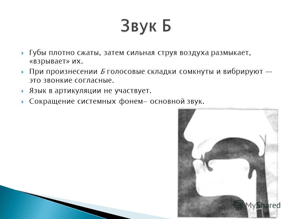 Звук и буква в - конспект