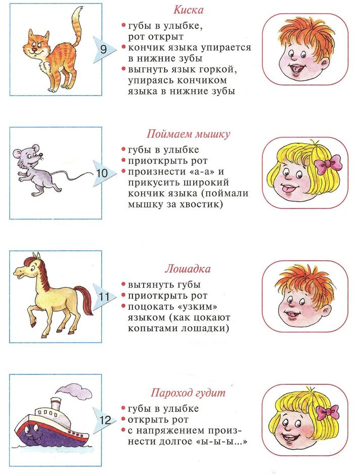 Методика подготовки и проведения артикуляционной гимнастики в средней группе