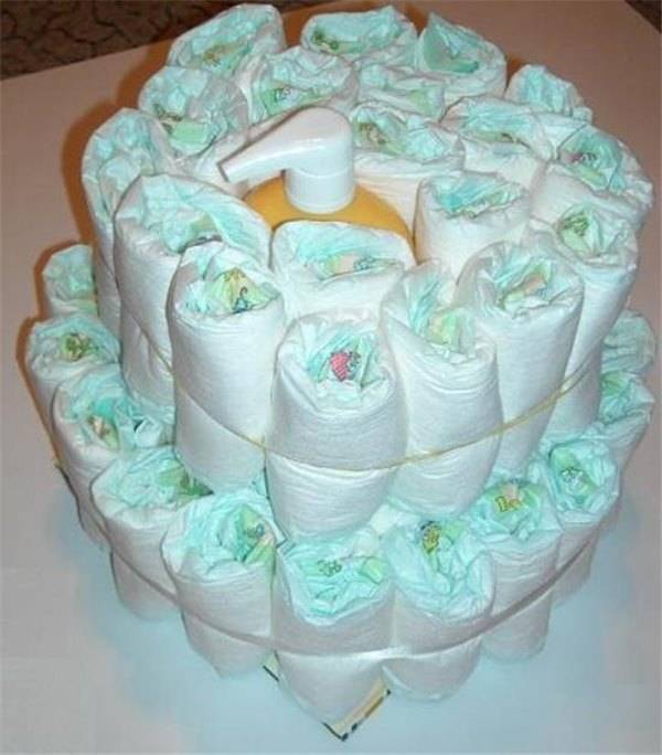 Торт из памперсов своими рукам пошагово с фото: мастер класс как сделать торт для мальчика и для девочки