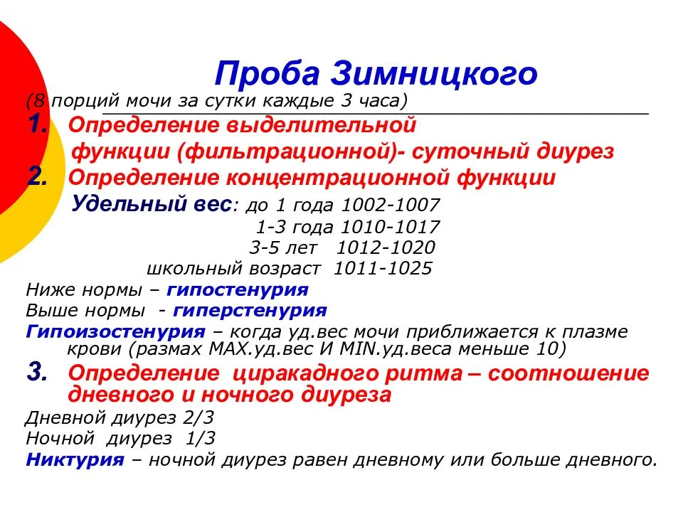 Направление на анализ мочи по зимницкому образец заполнения