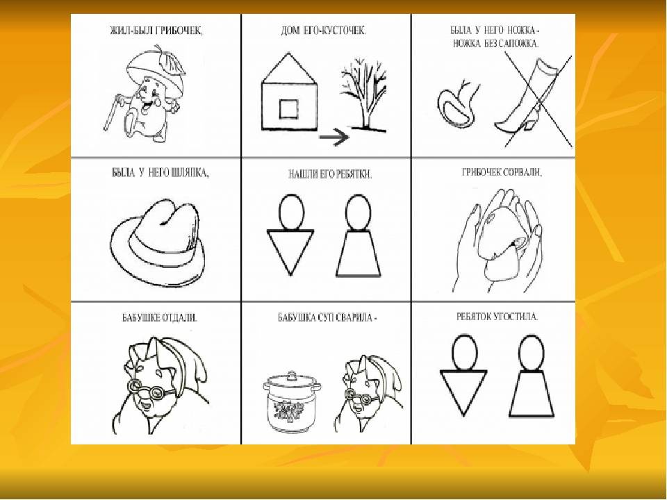 Мнемотаблицы для дошкольников по развитию речи для воспитанников детского сада