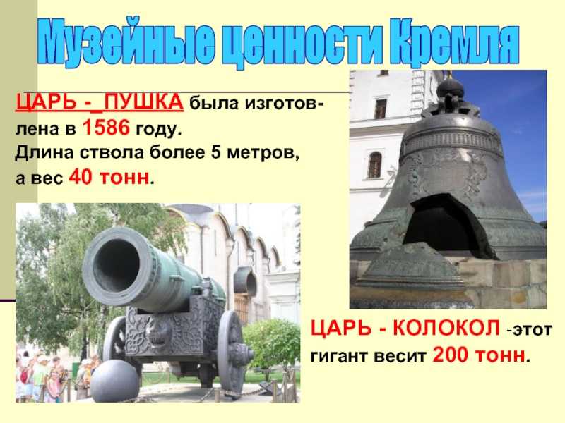 Сообщение о царь-колоколе - история появления, описание и факты