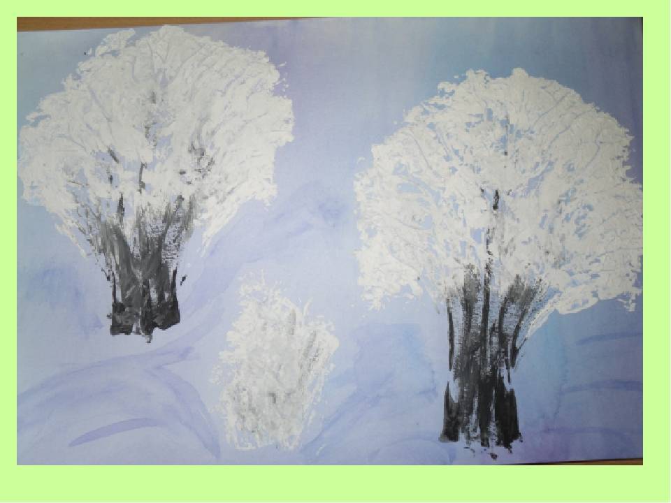 Конспект нод по рисованию в старшей группе «деревья нашего участка»