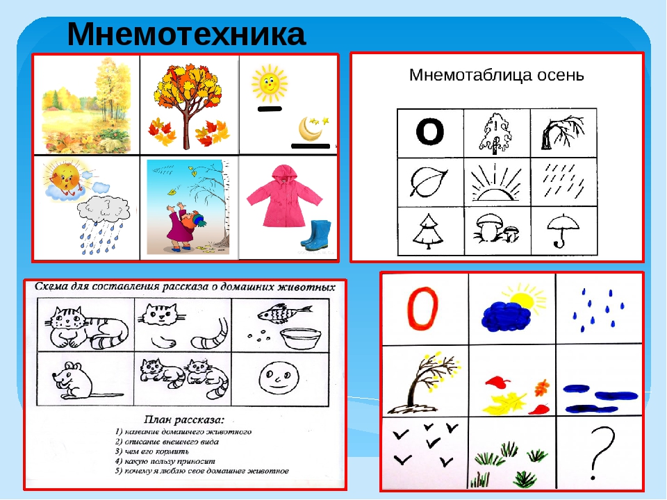 Как используют мнемотаблицы для развития речи для дошкольников?